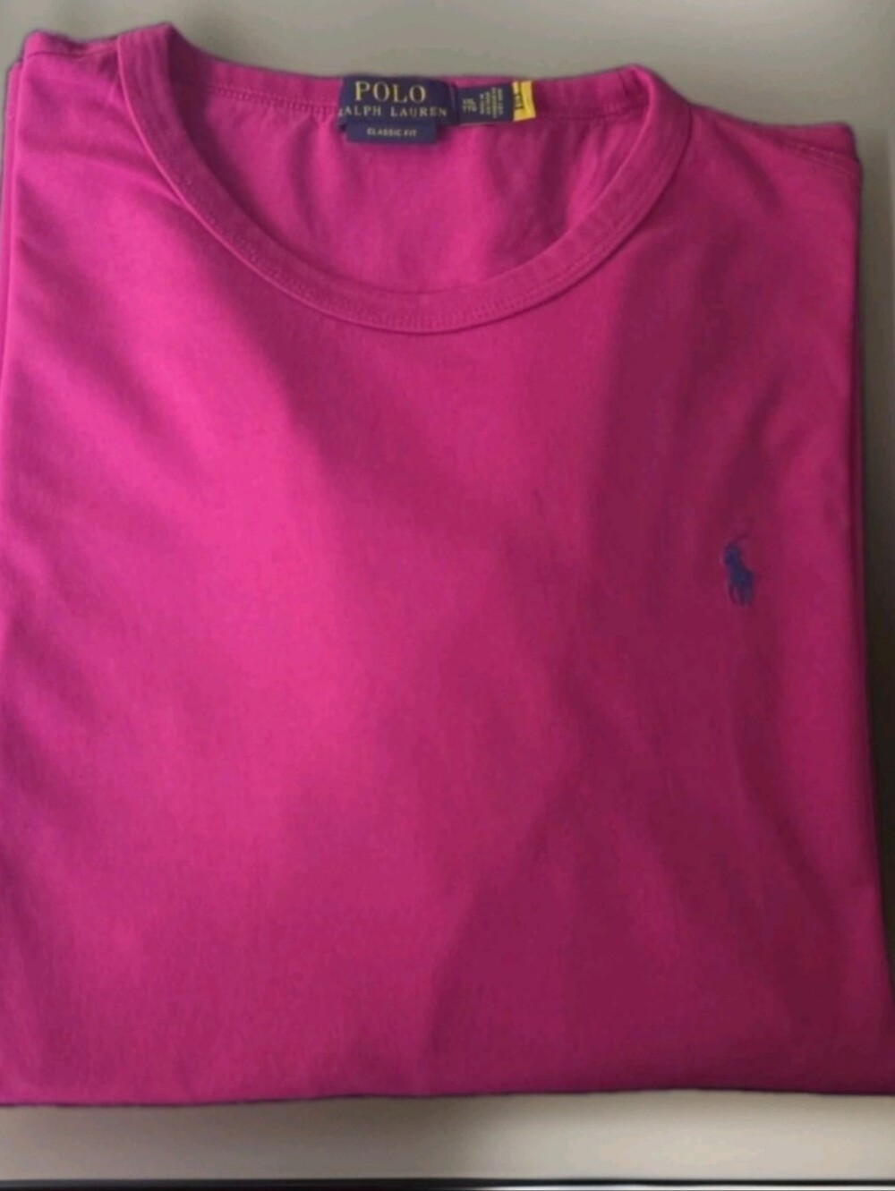 Mens Pre-loved Long Sleeve Jersey Shirt in Pink/Blue Size XXL. - Picture 3 of 6